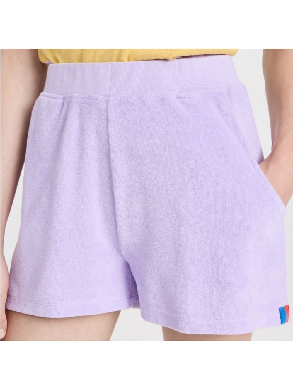 KULE Lavender Terry Athletic Shorts